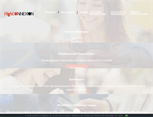 Tablet Screenshot of highconnexion.com